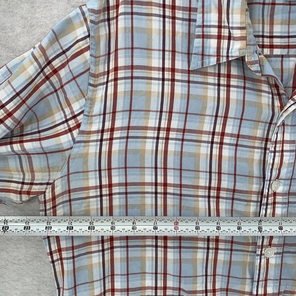 Buckle BKE 67 Plaid Contour Fit Button Up Long Sleeve Shirt Casual Soft Mens‎ XL - Picture 6 of 6